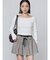 レイヤードフレアスカート