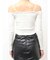 カシュクールデザインオフショルトップス