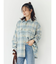 ブリーチチェックルーズシャツ