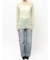 ゼブラ柄シアーチュールロングスリーブTee
