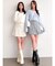 ツイードプリーツミニスカート【セットアップ着用可能】