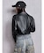 Fake leather shortジャケット