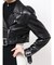 Fake leather shortジャケット
