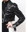 Fake leather shortジャケット