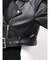 Fake leather shortジャケット
