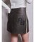 GGラインFake Leatherスカートライクショートパンツ