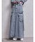 ハイウエストG bijou CARGOデニムロングスカート