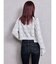 Argyll patternミニシャギーニットカーディガン