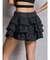 GG chain glitter print tieredスカートライクショートパンツ