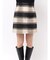 シャギーチェックミニスカート
