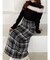 チェックツィードタイトスカート