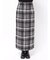 チェックツィードタイトスカート
