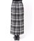 チェックツィードタイトスカート