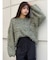 ループヤーンボリュームスリーブニット