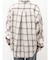 カットオフデザインチェックルーズシャツ