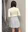 ダブルプリーツミニスカート【セット販売対象】