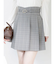 Vカットミニプリーツスカート