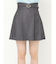 Vカットミニプリーツスカート