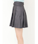 Vカットミニプリーツスカート