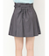 Vカットミニプリーツスカート