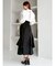 ヘアリーフラワーシフォンブラウス