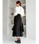 ヘアリーフラワーシフォンブラウス