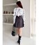 ヘアリーフラワーシフォンブラウス