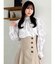 ヘアリーフラワーシフォンブラウス