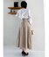 ヘアリーフラワーシフォンブラウス