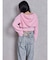ハイウエストBACK LACE UPストレートデニムパンツ
