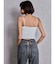 ハイウエストBACK LACE UPストレートデニムパンツ