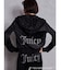 GYDA×Juicy Couture GG JC Emboss Big Bling Velour Hoodie