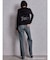 GYDA×Juicy Couture GG JC Emboss Big Bling Velour Hoodie