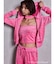 GYDA×Juicy Couture GG JC Emboss Big Bling Velour Hoodie