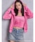 GYDA×Juicy Couture GG JC Emboss Big Bling Velour Hoodie