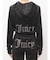 GYDA×Juicy Couture GG JC Emboss Big Bling Velour Hoodie