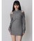 カシュクールZIPニットワンピース
