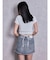 Vintageデニムスカートライクショートパンツ