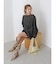 ボートネックビックシルエットロングスリーブTee
