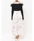 【memorif.】フラワーロングフレアスカート