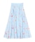【memorif.】フラワーロングフレアスカート