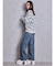 GYDA SLANT PATTERNニットトップス