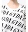 GYDA SLANT PATTERNニットトップス