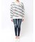GYDA SLANT PATTERNニットトップス