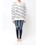 GYDA SLANT PATTERNニットトップス