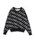 GYDA SLANT PATTERNニットトップス