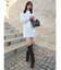 【WEB限定】オープンショルダーミニワンピース