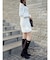 【WEB限定】オープンショルダーミニワンピース