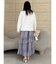 【WEB限定】チュールフリルティアードスカート