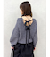 バックリボンリラクシーニット